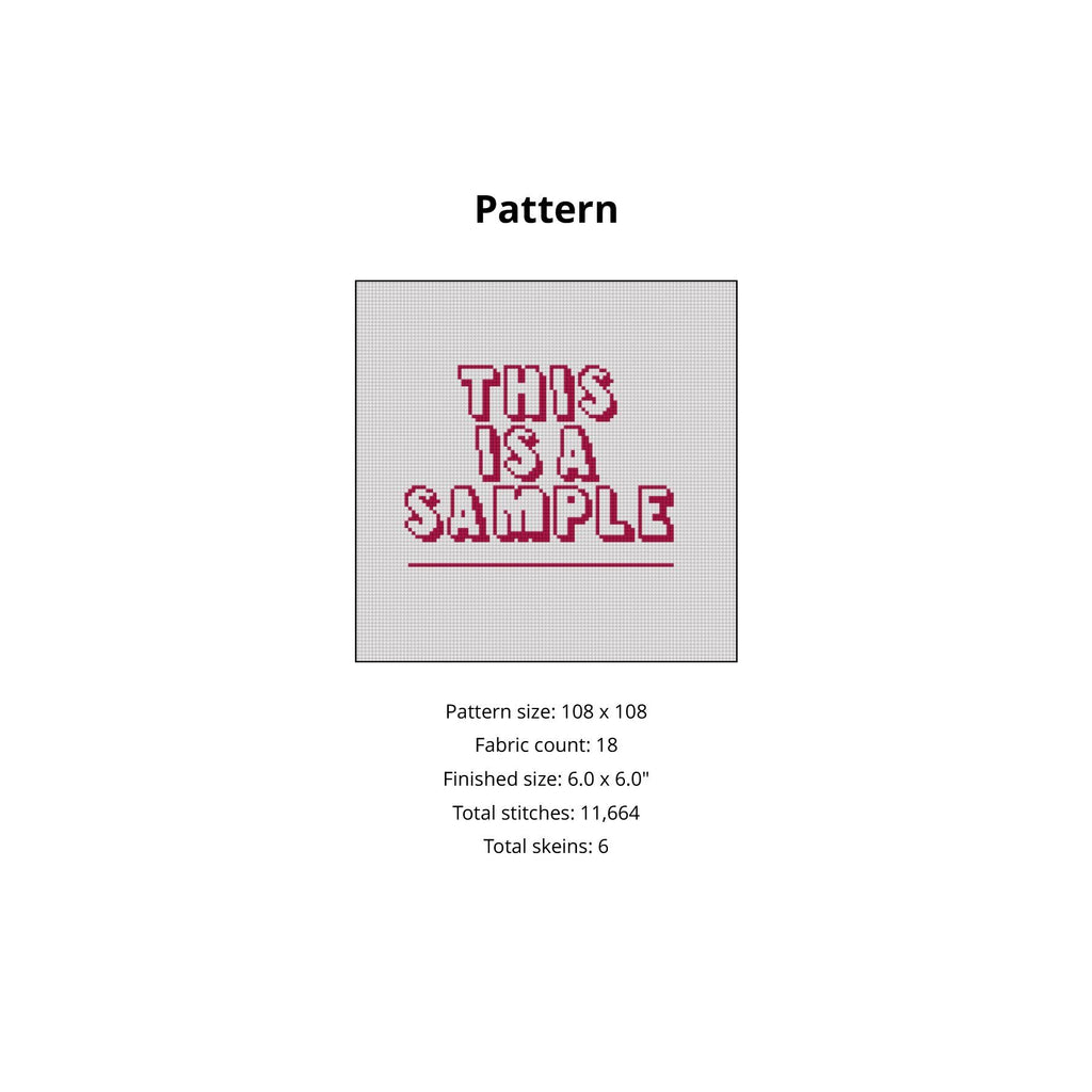 Image showcasing a sample of a digital needlepoint chart.
