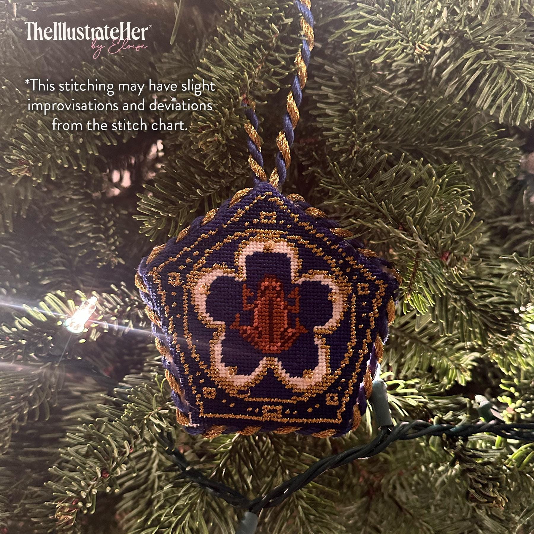 Chocolate Frog - Digital Needlepoint Stitch Chart - 18 Mesh | Magical Trolly Sweets