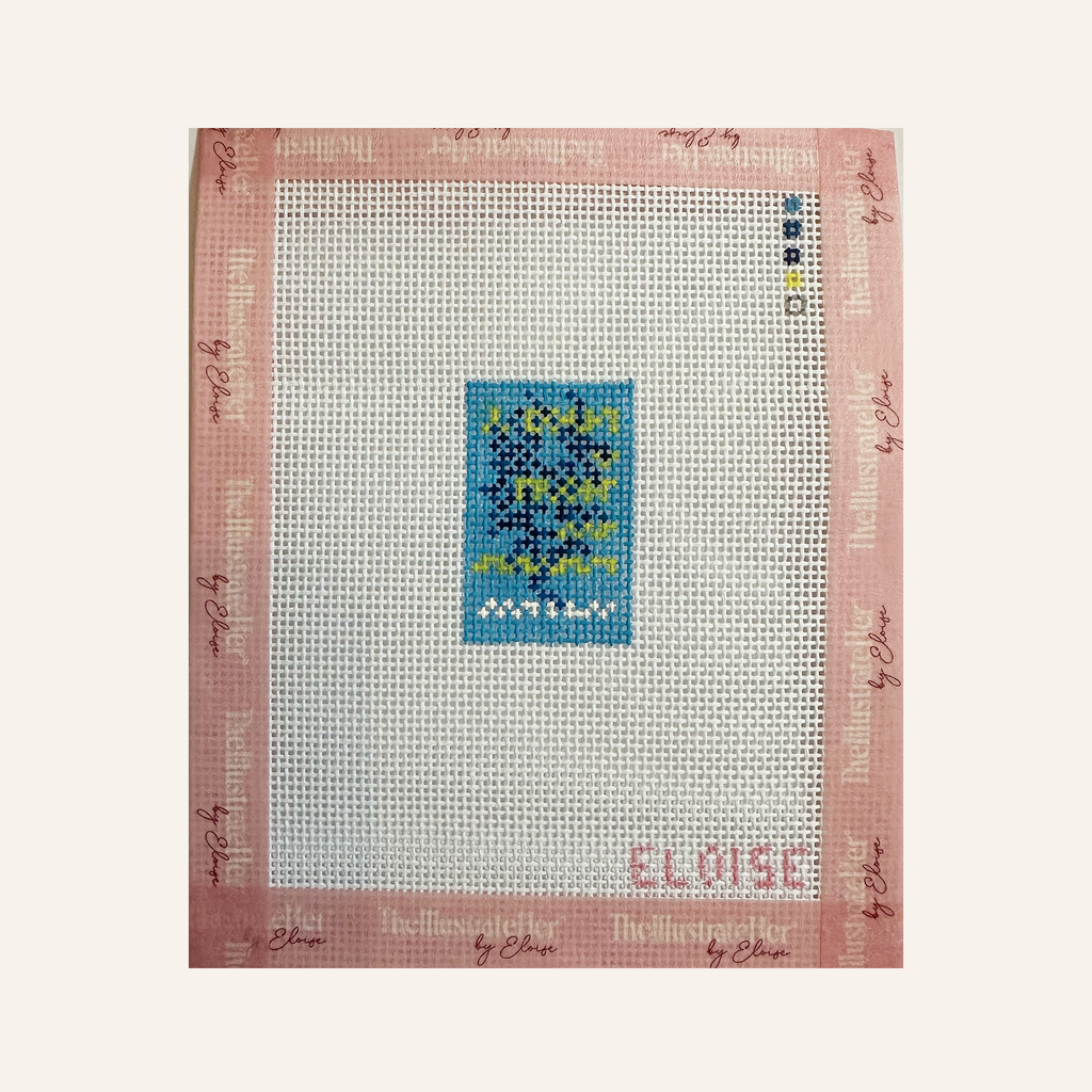 ACOFAS | 18 Mesh Needlepoint Canvas | Hand Stitch Painted