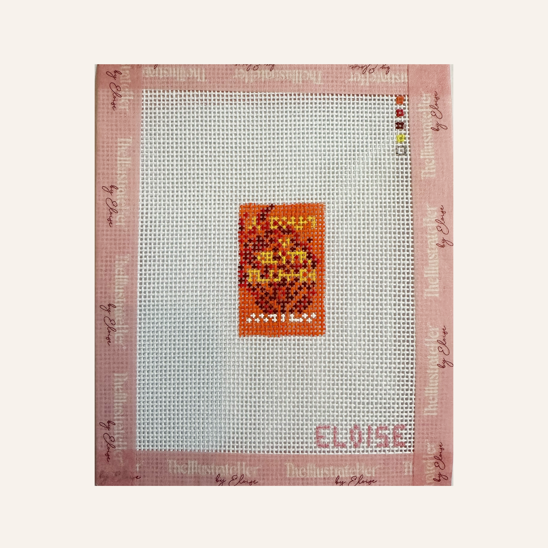 ACOSF | 18 Mesh Needlepoint Canvas | Hand Stitch Painted