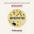 Hufflepuff - Digital Needlepoint Stitch Chart - 18 Mesh