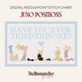 Juno Positions, Have You Ever Tried This One? - 18 Mesh | Digital Needlepoint Stitch Chart